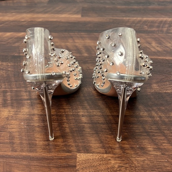 I AM JENNIFER LE Beyonce X Glacier Glass Slipper Heels size 43/13 - Picture 5 of 12